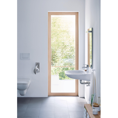 Duravit D Code Vital wastafel 60x55cm met kraangat en overloop wit