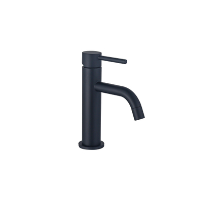 Fortifura Calvi Slim Wastafelkraan - 17.3cm - opbouw - mat zwart SHOWROOMMODEL