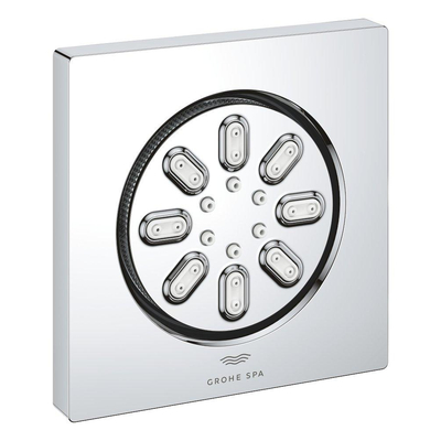 GROHE Rainshower Zijdouche - 2 straalsoorten - 8.9x8.9cm - vierkant - chroom