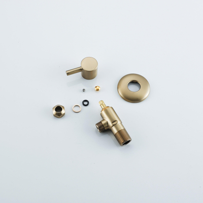 Sawiday Uni stopkraan geborsteld messing - OUTLET UDEN