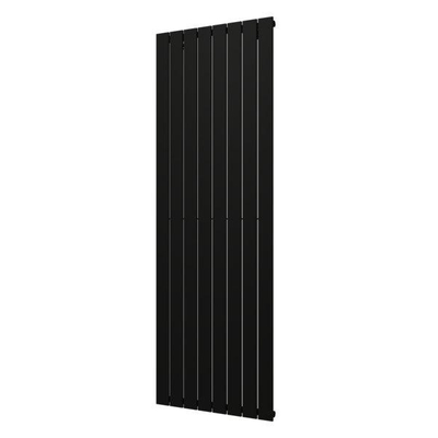Plieger Cavallino Retto designradiator verticaal enkel middenaansluiting 1800x602mm 1205W mat zwart