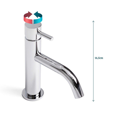 Crosswater MPRO Wastafelkraan - glad - chroom OUTLETSTORE