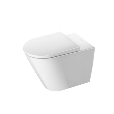 Duravit D-Neo staand toilet 37x58x40cm Wit Hoogglans