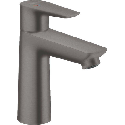 Hansgrohe Talis E ééngreeps wastafelmengkraan 110 CoolStart met pop-up afvoergarnituur Brushed Black Chrome