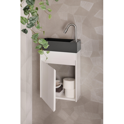 Differnz Hurra Fonteinkast - 39.5x52x21.5cm - wit