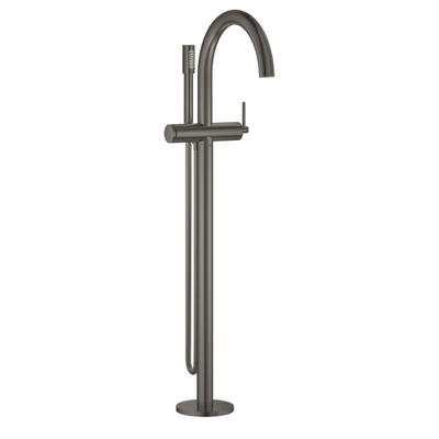 GROHE Atrio afbouwdeel v. vrijstaande badmengkraan met omstel m. Sena stick handdouche en doucheslang 125cm brushed hard graphite