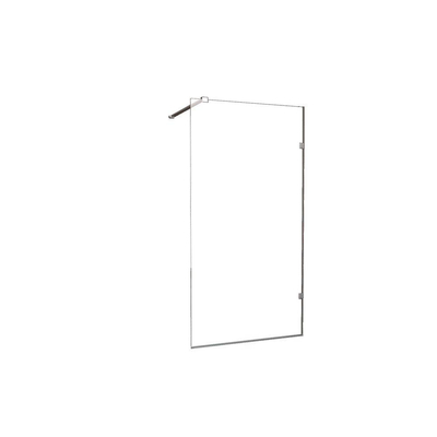 Wiesbaden Less inloopdouche 700 x 2000 x 8 mm nano helder glas/chroom