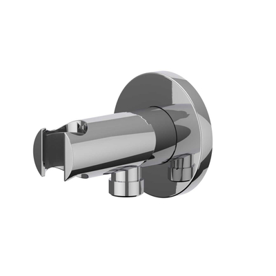 IVY Bond Regendoucheset - inbouw - 2-weg stop-omstel - 30cm plafondbuis - 30cm medium hoofddouche rond - houder met uitlaat - 150cm doucheslang - satin spray handdouche - Chroom