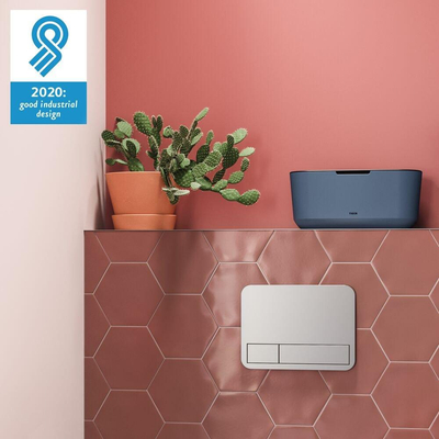 Tiger Tess Opbergbox met deksel vrijstaand Blauw Zwart