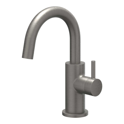 IVY Bond Fonteinkraan - opbouw - middelhoog - draaibare uitloop - Geborsteld metal black PVD