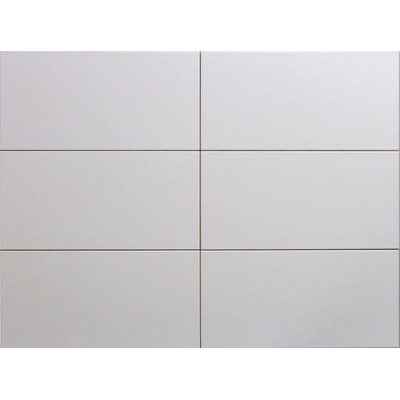 Kerabo wandtegel - 30x60cm - 9mm - Rechthoek - Wit mat