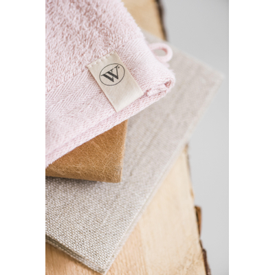 Walra Soft Cotton Washand set van 2 16x21cm 550 g/m2 Roze OUTLETSTORE