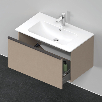 Duravit D-Neo wastafelonderkast 81x44x46.2cm 1 lade Linnen Mat