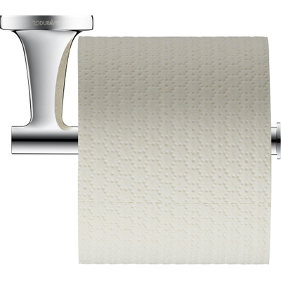 Duravit Starck T Toiletrolhouder - zonder klep - chroom