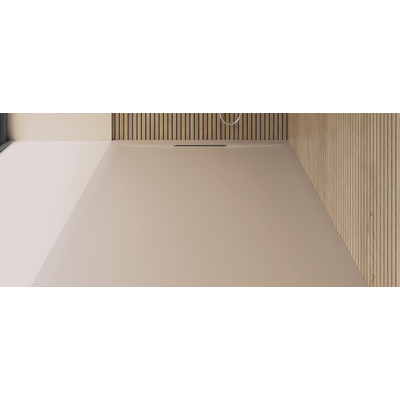 Riho ISOLA Douchebak - 140x80x3cm - mat pebble grey