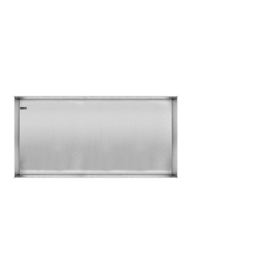 Looox Colour BoX inbouwnis - 60x30x10cm - RVS geborsteld