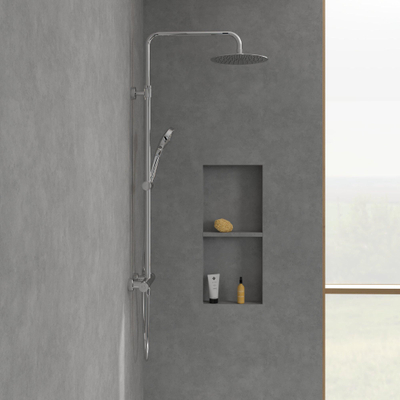 Villeroy & Boch Verve Showers Douchesysteem met drie functies voor wandmontage - chroom