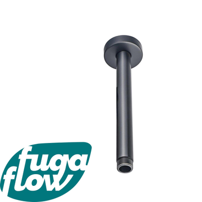 FugaFlow Eccelente Sobrado Badkamer Plafondarm - rond - 20cm - PVD Gunmetal