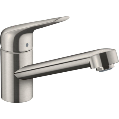 Hansgrohe M42 M421-H100 1-gats keukenkraan m. 360° draaibare uitloop chroom