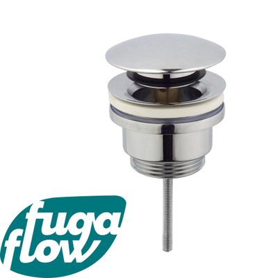 FugaFlow Efficiente Sobrado Klikwaste afvoerplug chroom -