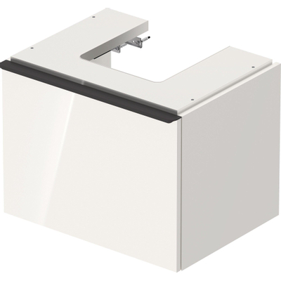 Duravit D-Neo wastafelonderkast 58.4x44x44.2cm 1 lade wit Hoogglans