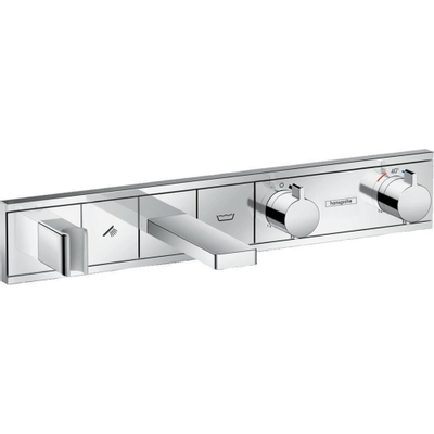 Hansgrohe RainSelect afbouwdeel voor inbouw badkraan thermostatisch voor 2 functies 52.7x90cm chroom