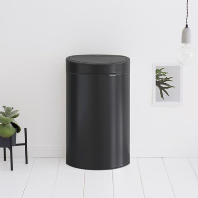 Brabantia Touch Bin New afvalemmer 40L zwart mat