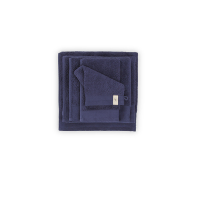 Walra Soft Cotton Washand set van 2 16x21cm 550 g/m2 Navy OUTLETSTORE