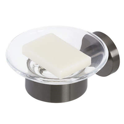 Geesa Nemox Zeephouder Zwart metaal geborsteld