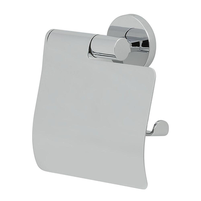 Tiger Noon Toiletrolhouder met klep Chroom 13.2x13.5x4.1cm