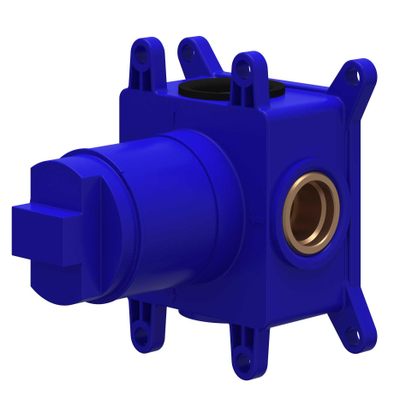 IVY Inbouwbox - voor inbouw 3-weg - stop-omstel - symmetry - donker blauw