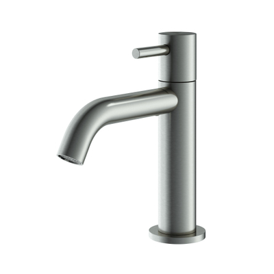 Hotbath Archie Fonteinkraan opbouw - uitloop 12cm - RVS