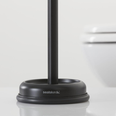 Sealskin Acero Reserverolhouder vrijstaand Zwart