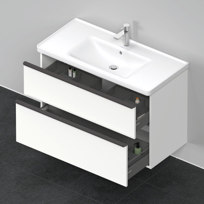 Duravit D-Neo meubelset m. wastafelonderbouwkast m. 2 laden m. softclose 100x20x48cm incl. wastafel wit mat