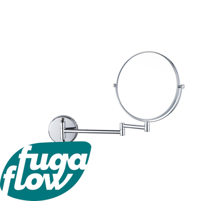 Fugaflow make-up spiegel - 20cm - rond - chroom -