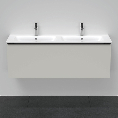 Duravit D-Neo wastafelonderkast 128x44x46.2cm 1 lade Betongrijs Mat