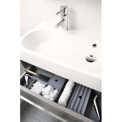 Differnz Lade organizer 32 x 11 x 6 cm grijs