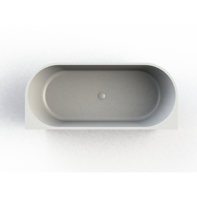 Arcqua Pinto half vrijstaand ligbad 180x80 mat wit