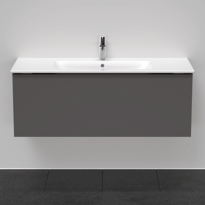 Duravit D-Neo wastafelonderkast 121x44x46.2cm 1 lade Grafiet Mat