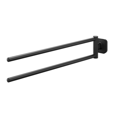 Tiger Carv Handdoekrek 2armig Zwart