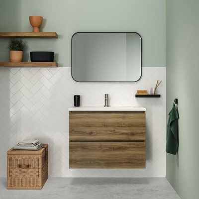 Tiger Carv Handdoekhaak - enkel - zwart