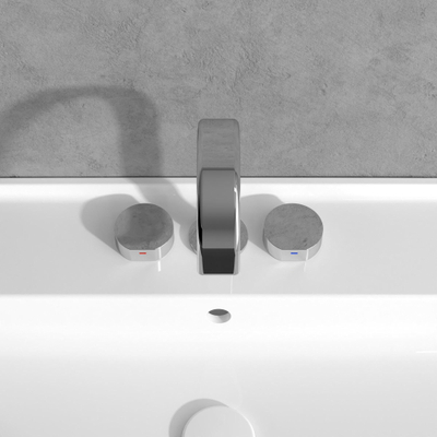 Villeroy & Boch Dawn Driegats wastafelkraan - chroom