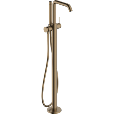 Hansgrohe Tecturis badkraan vrijstaand brushed bronze