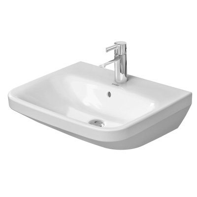 Duravit Durastyle wastafel 55x44cm 1 kraangat met overloop wit