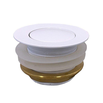 SW Afvoerplug wit zonder overloop voor: SW161912, SW228068, SW161914, SW164915, SW161913, SW223516 (nieuw)