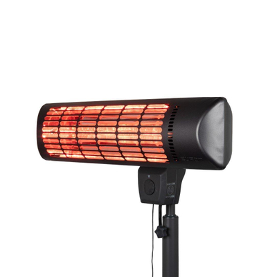 Eurom Terrasverwarming Q-time Golden 1800S Patioheater 200x54x14cm 1800watt staand zwart