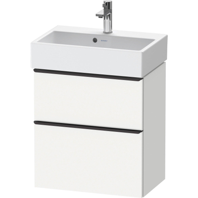 Duravit D-Neo wastafelonderkast 58.4x62.5x37.2cm 2 lades wit Mat