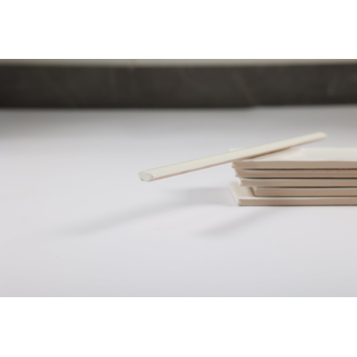 Cifre Ceramica Quarter Round wandtegel - 1.5x30cm - 8mm - Rechthoek - Ivory mat