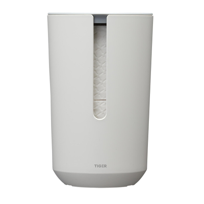 Tiger Tess Reserverolhouder met deksel vrijstaand Wit Lichtgrijs