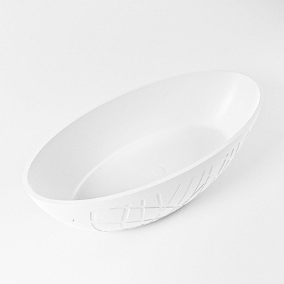 MONDIAZ HOLM Vrijstaand bad - 180x85cm - talc